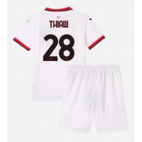 Camiseta AC Milan Malick Thiaw #28 Visitante Equipación para niños 2024-25 manga corta (+ pantalones cortos)